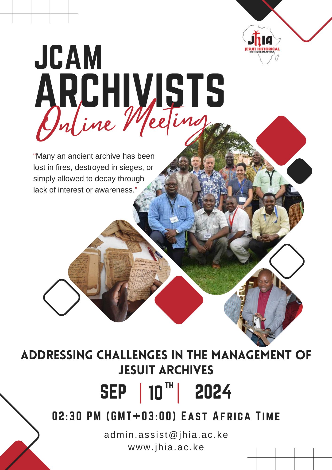 JCAM) Archivists Online Meeting